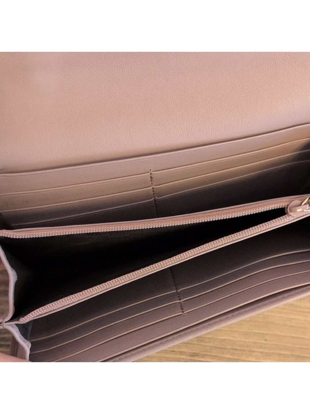 Gucci Micro Guccissima Lavender Italian Leather Vintage Continental Long Wallet - Picture 6 of 14